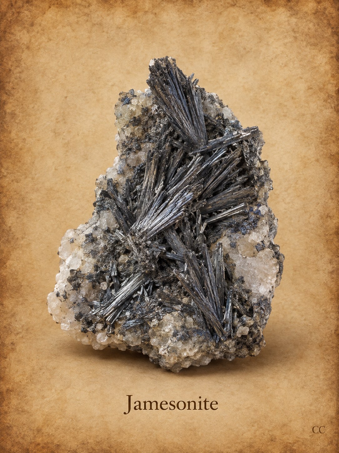 Jamesonite specimen
