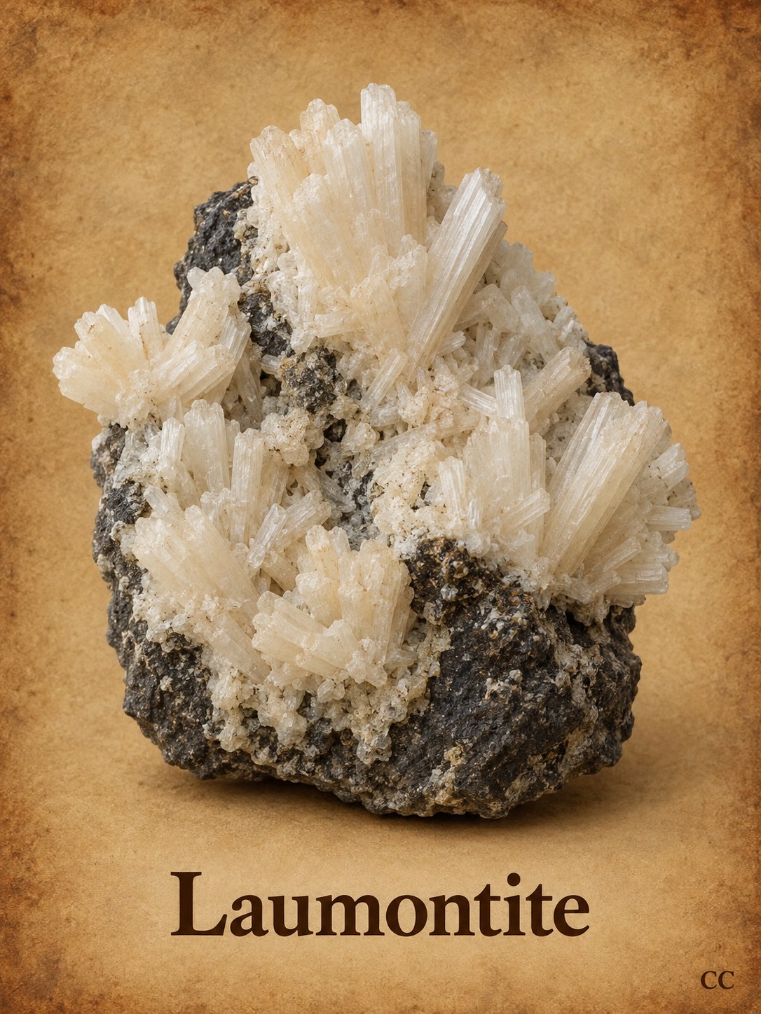 Laumontite specimen