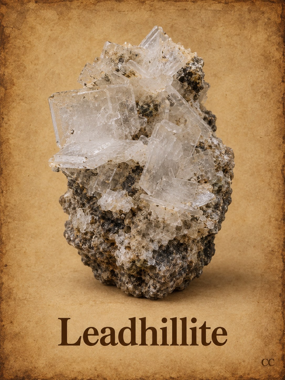 Leadhillite specimen