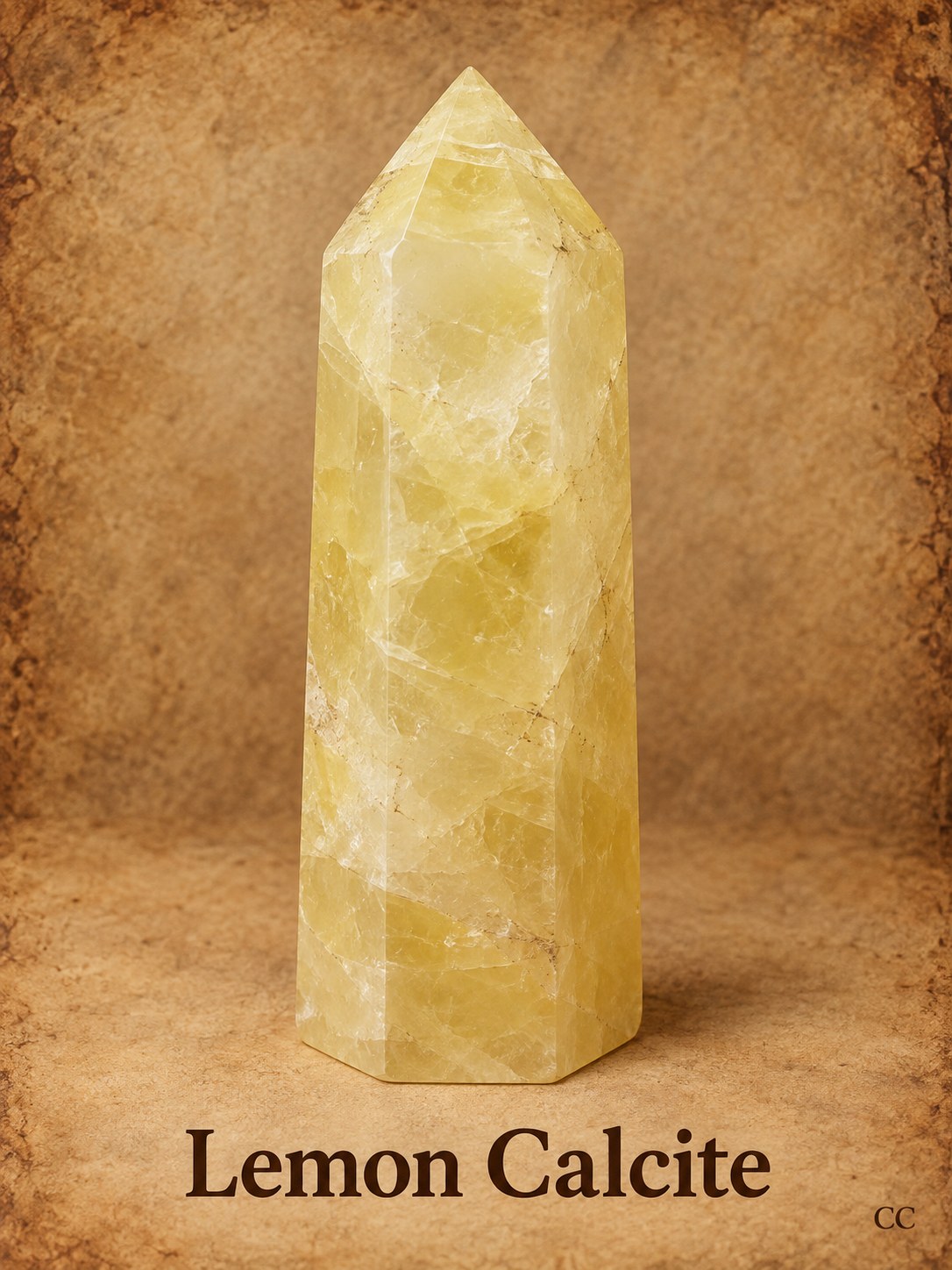 Lemon Calcite specimen