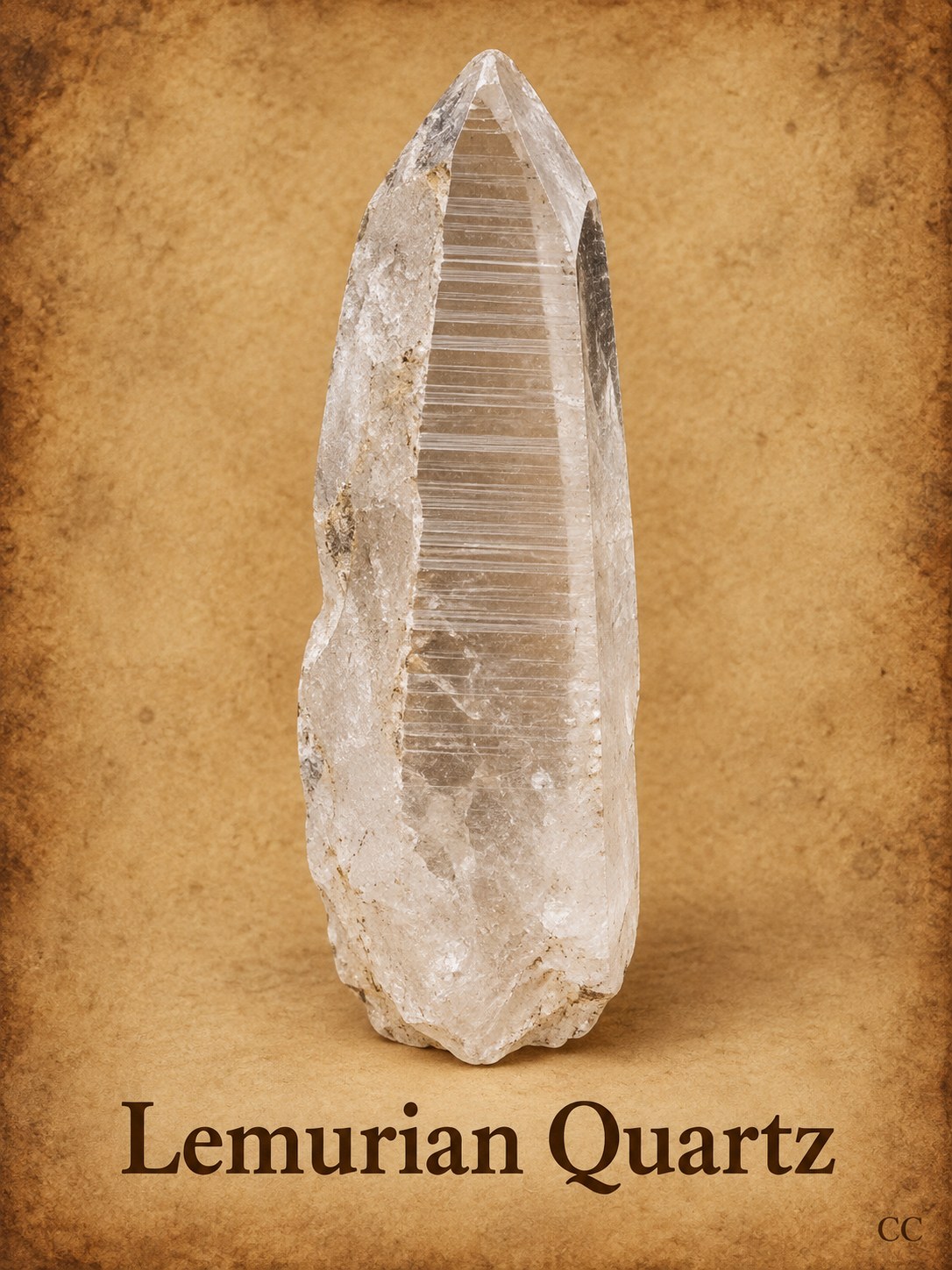 Lemurian Quartz specimen
