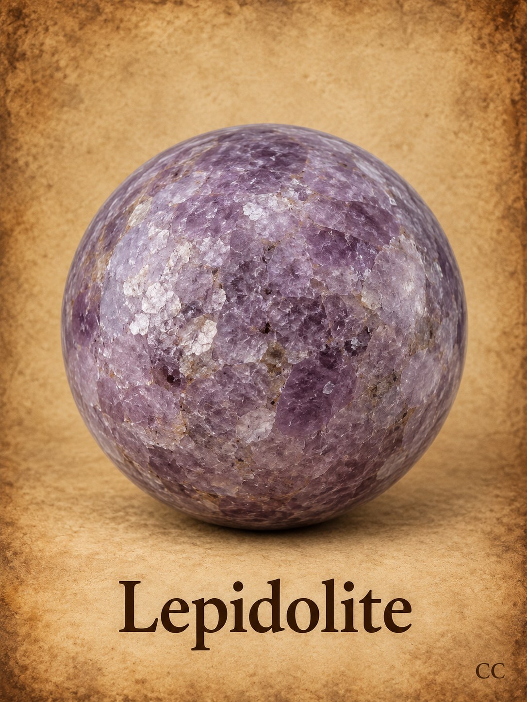 Lepidolite specimen