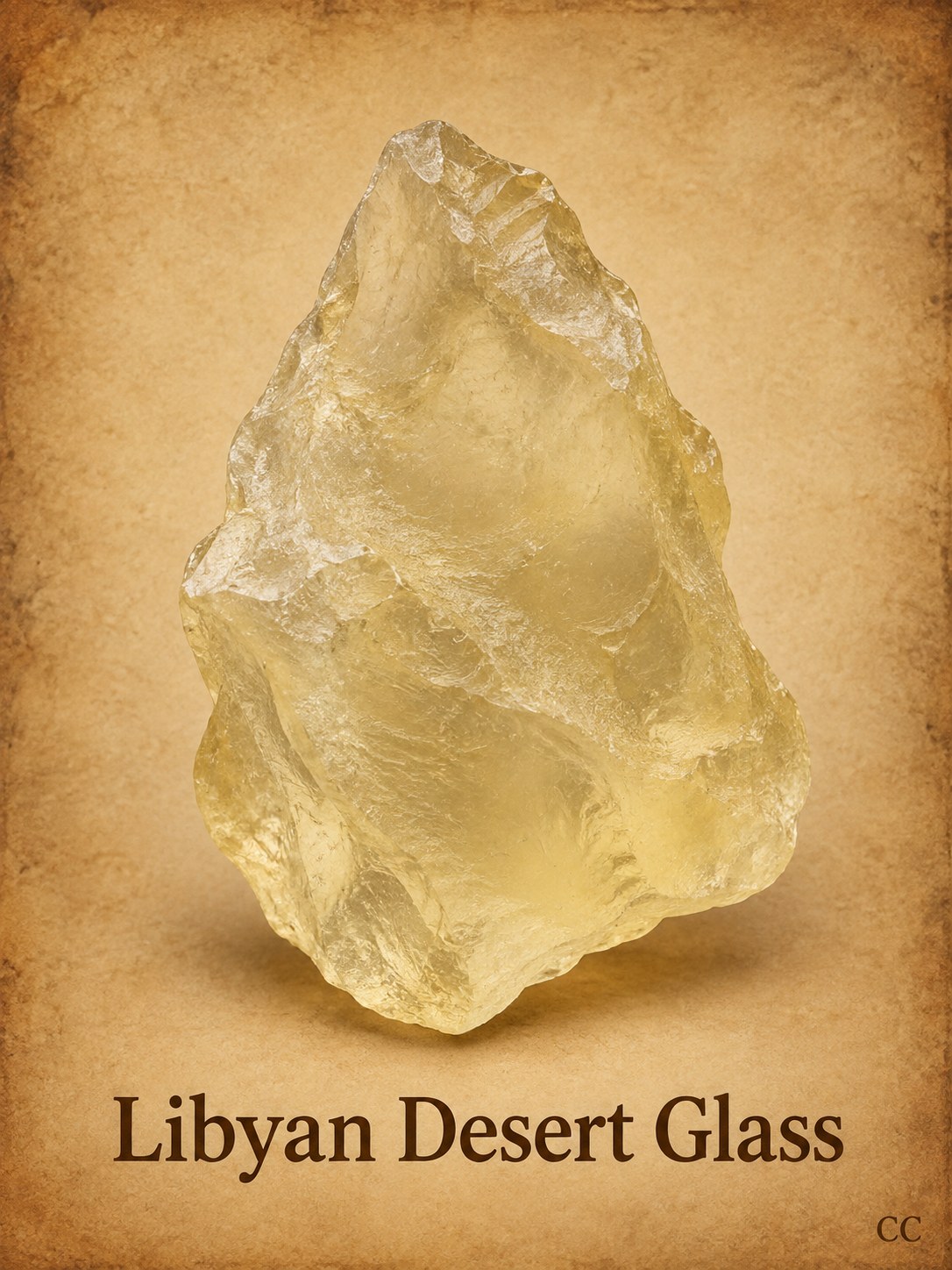 Libyan Desert Glass specimen