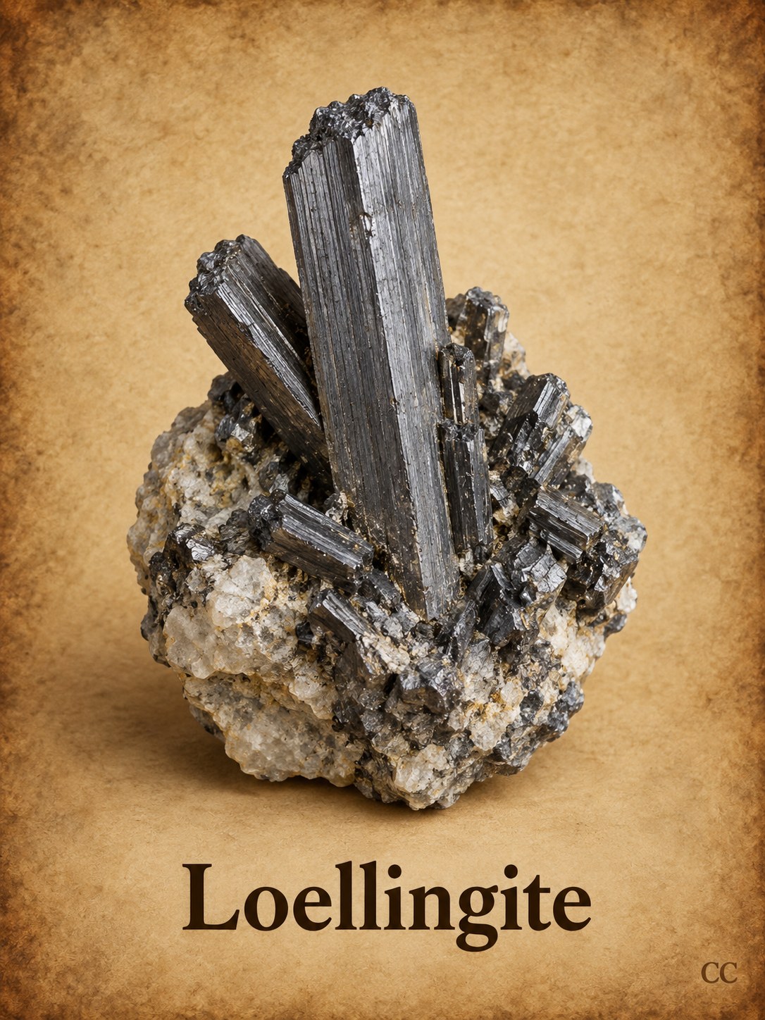 Loellingite specimen