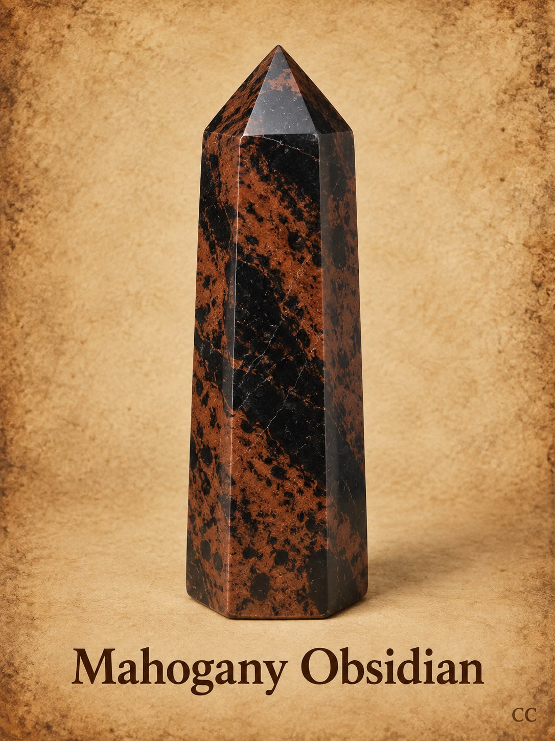 Mahogany Obsidian specimen