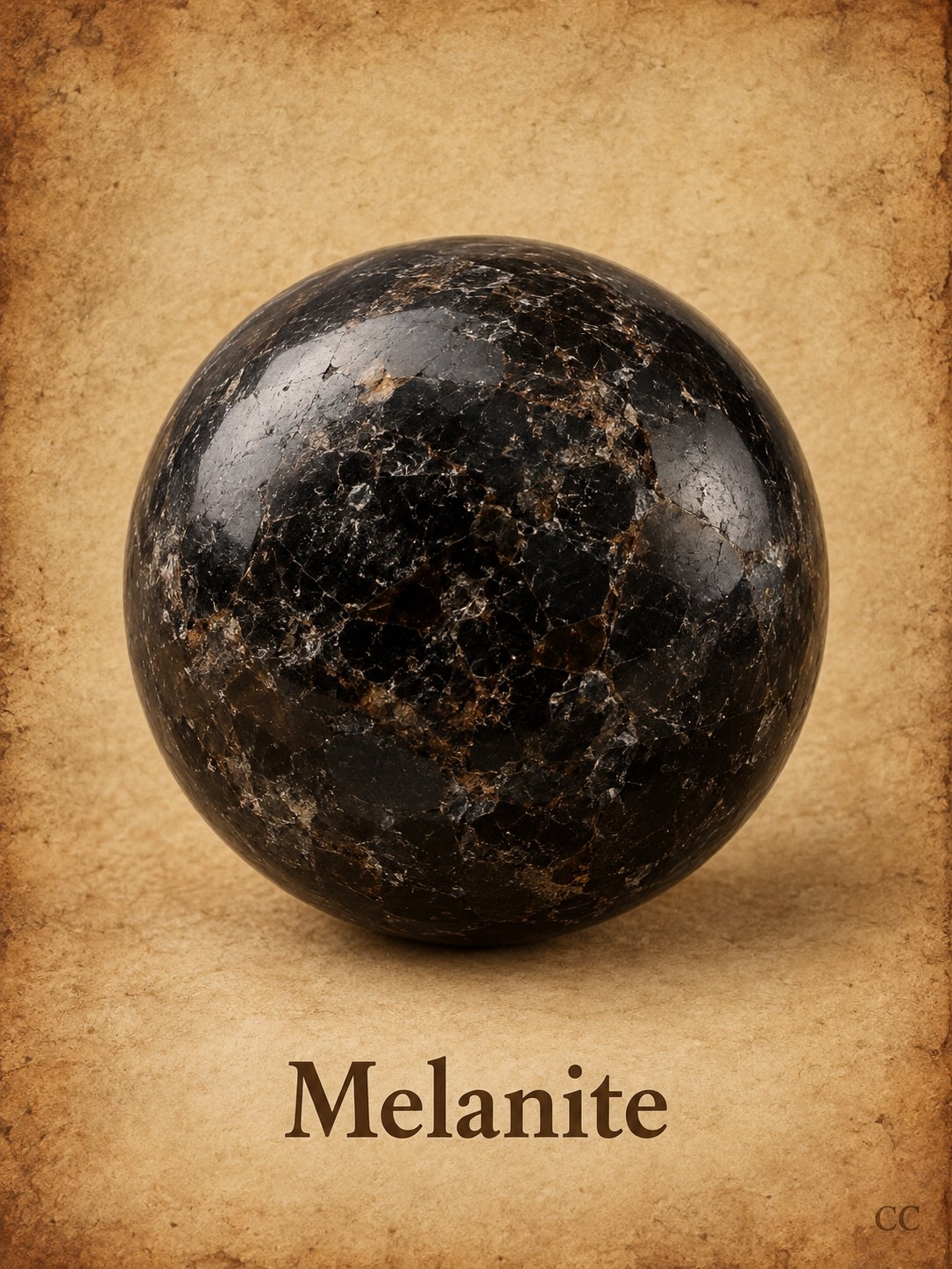 Melanite specimen