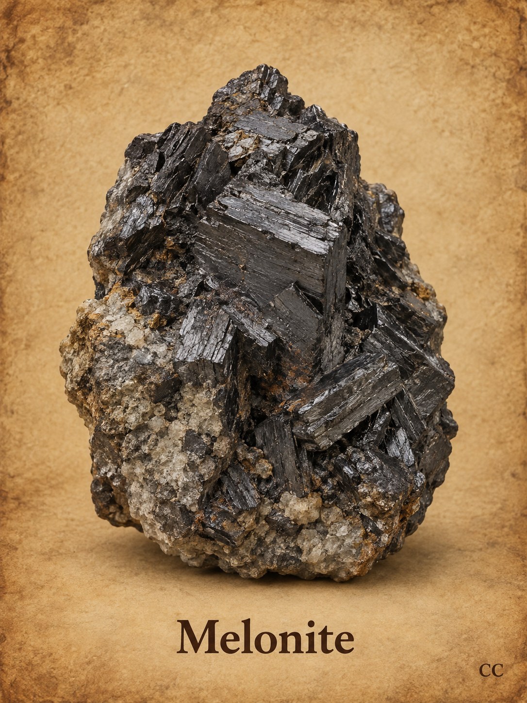 Melonite specimen