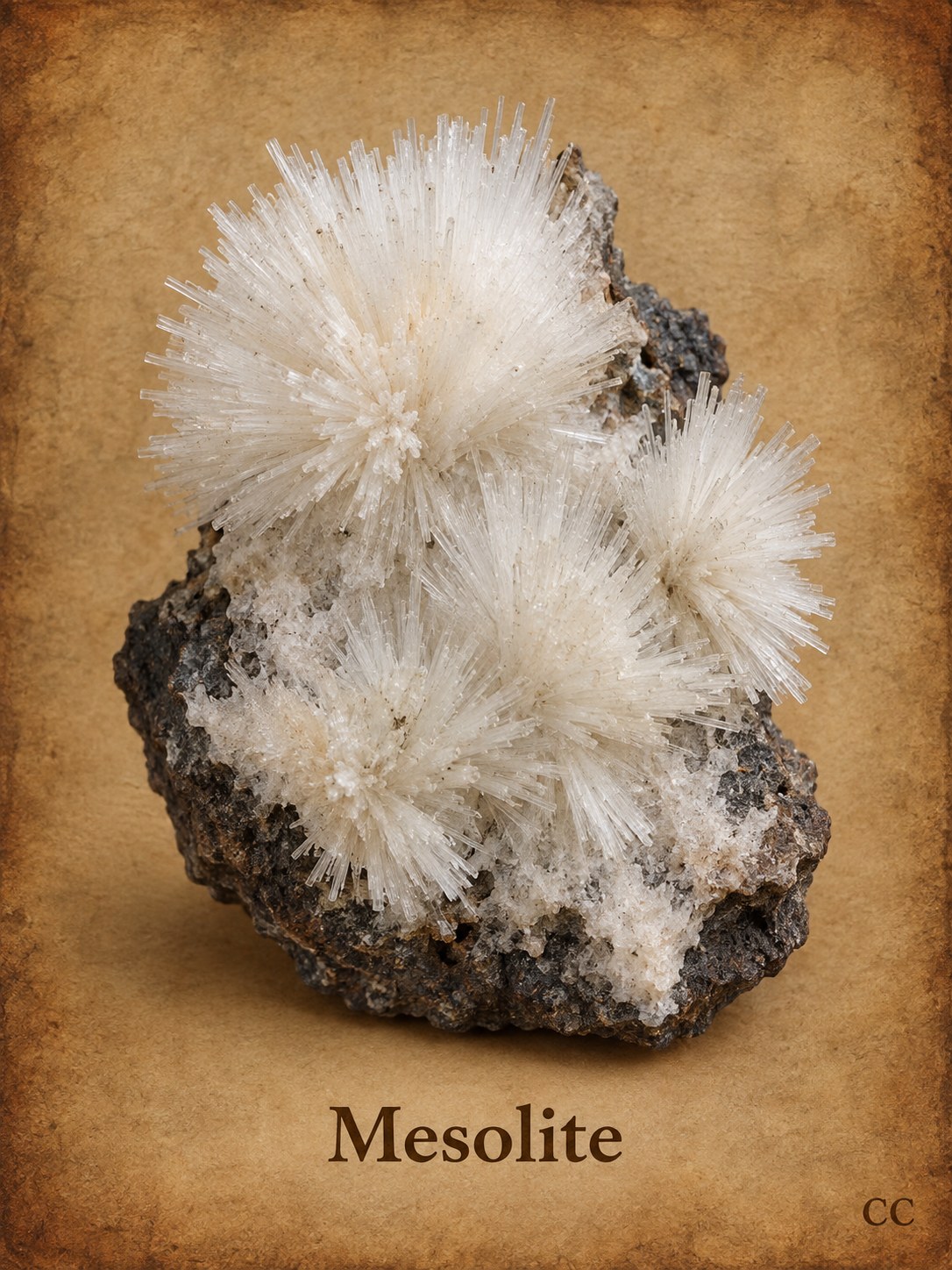 Mesolite specimen