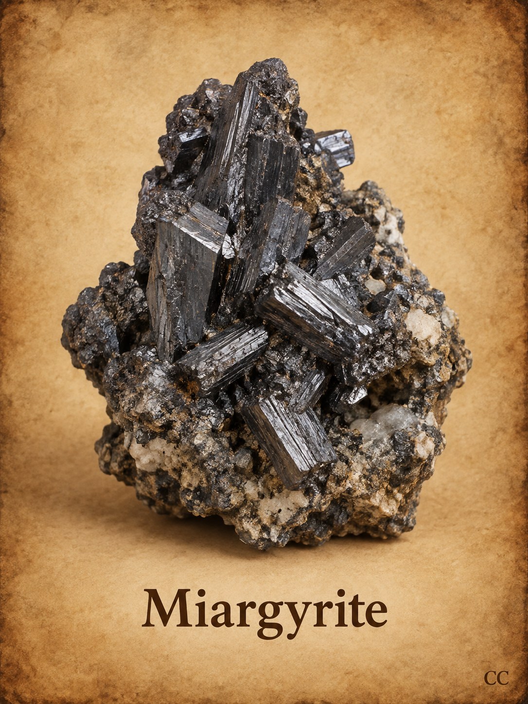 Miargyrite specimen