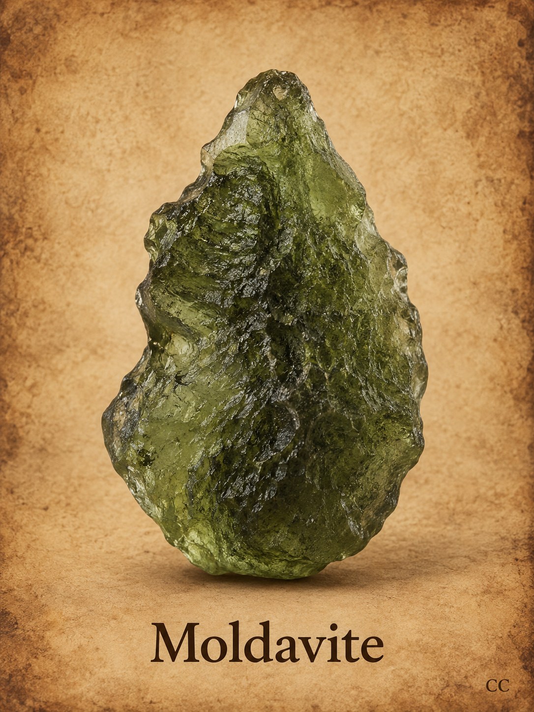 Moldavite specimen
