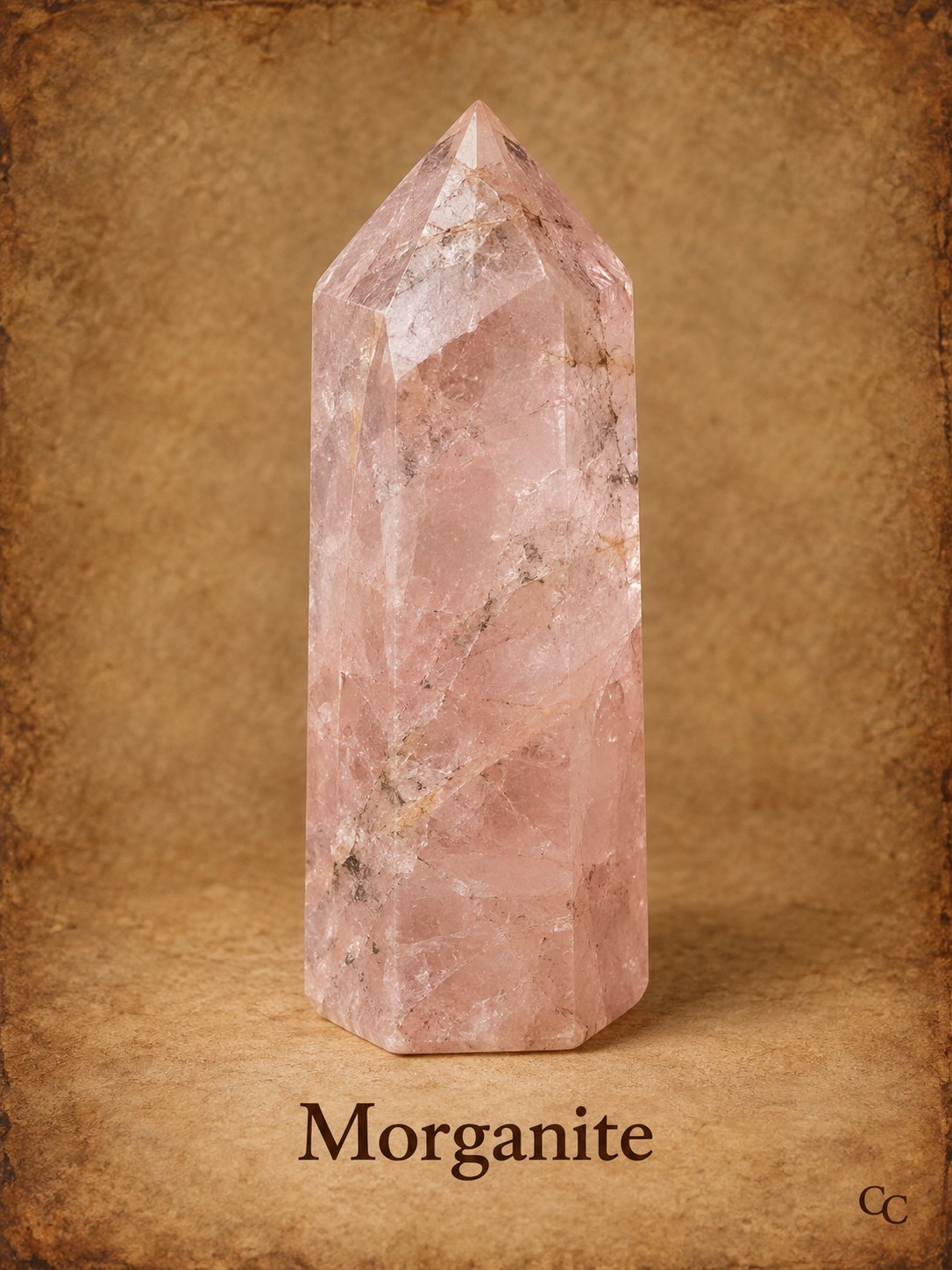 Morganite specimen