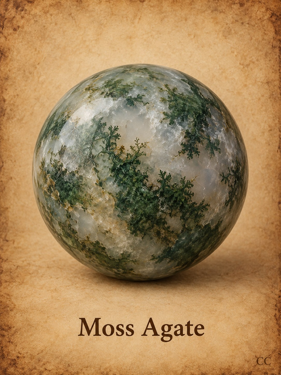 Moss Agate specimen