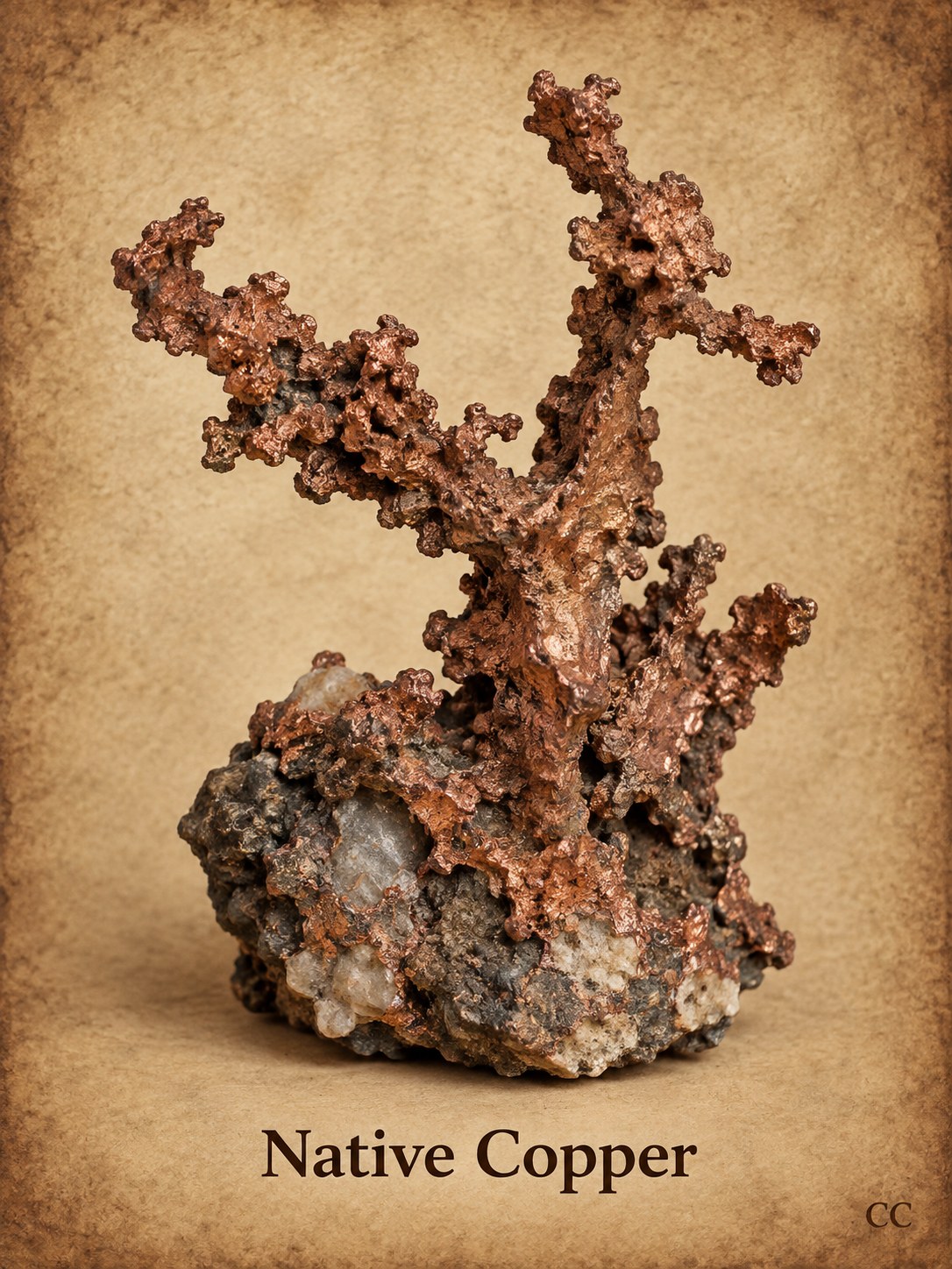 Native Copper specimen