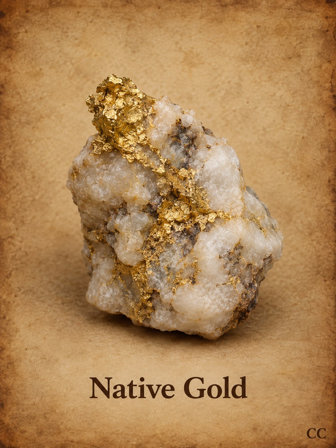 Native Gold specimen