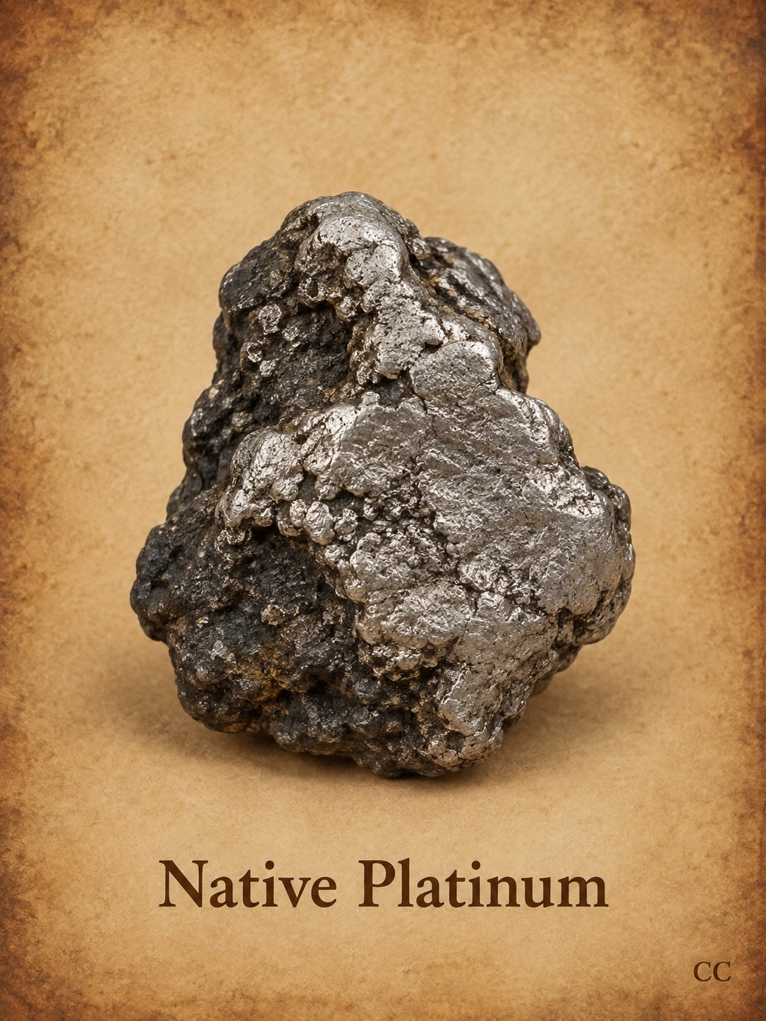 Native Platinum specimen