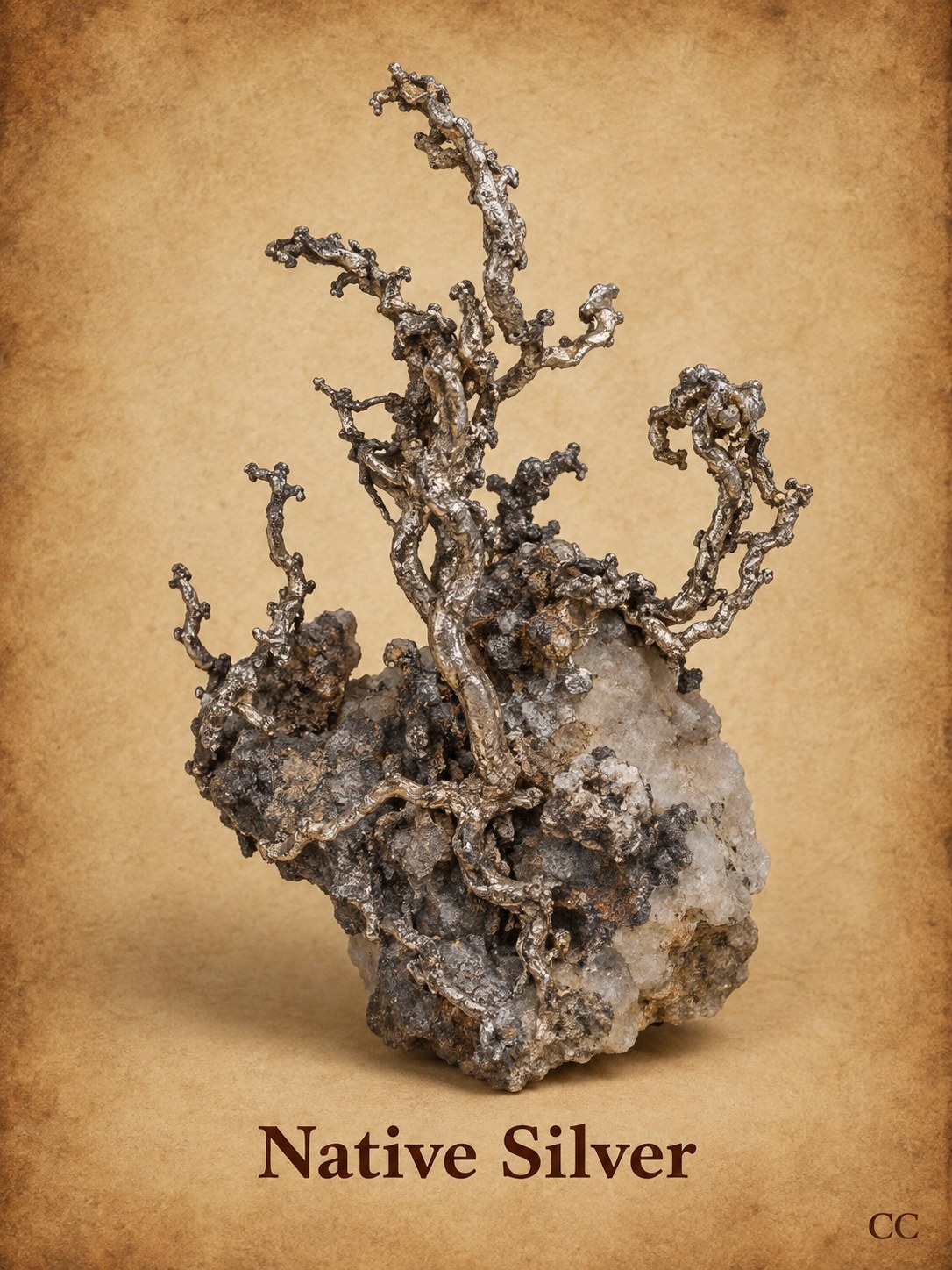 Native Silver specimen