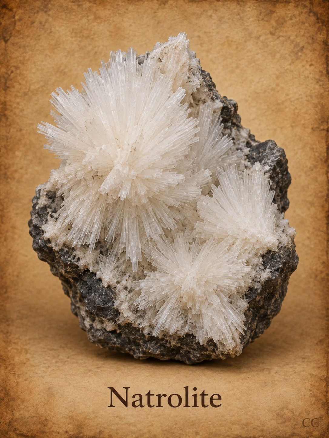 Natrolite specimen