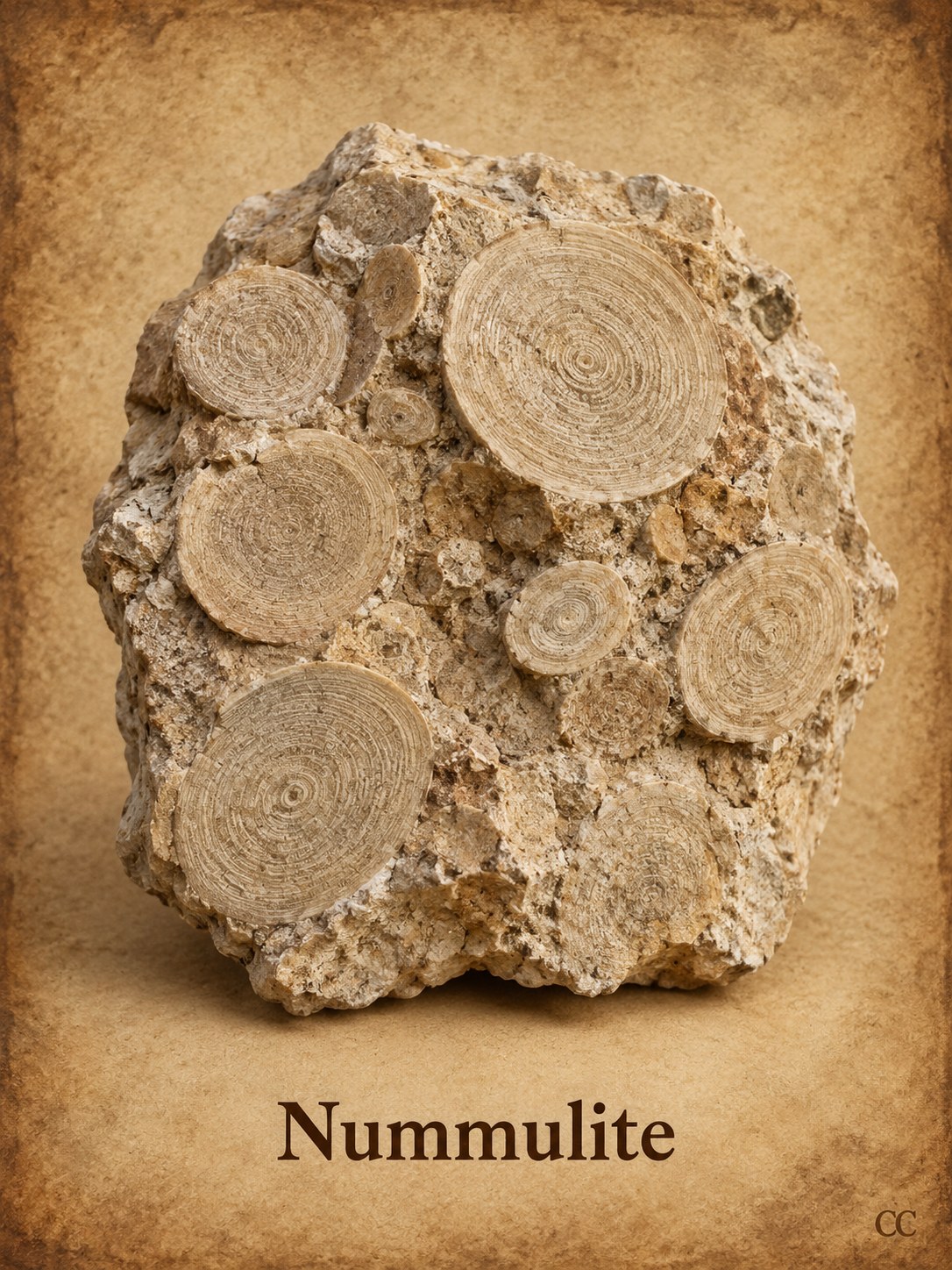 Nummulite specimen