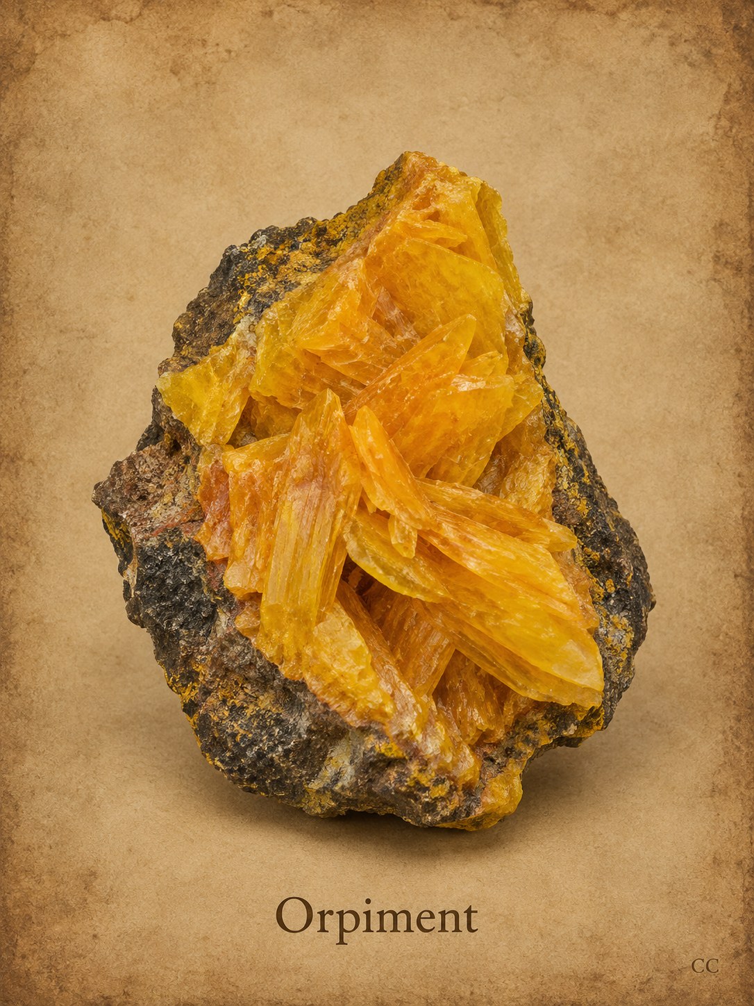 Orpiment specimen