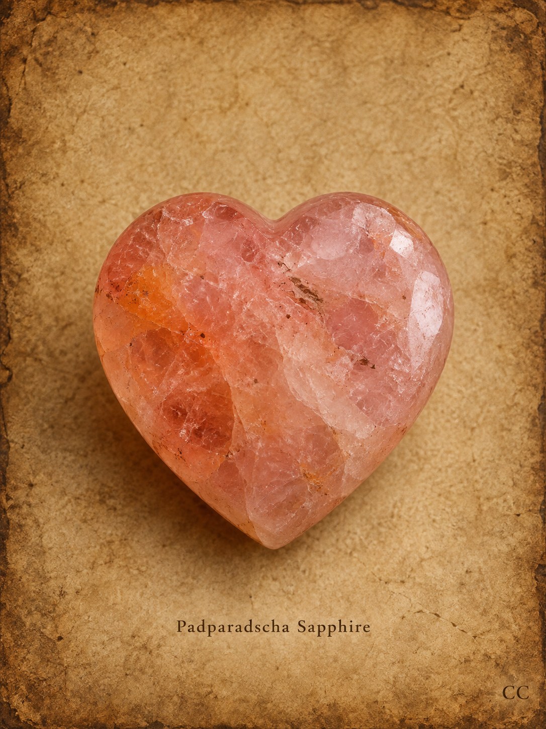 Padparadscha specimen