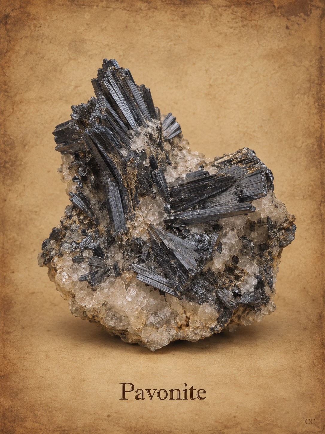 Pavonite specimen
