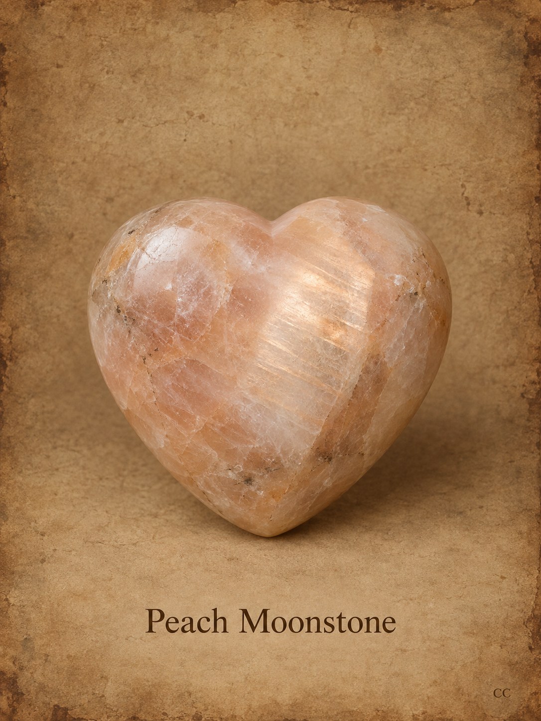 Peach Moonstone specimen