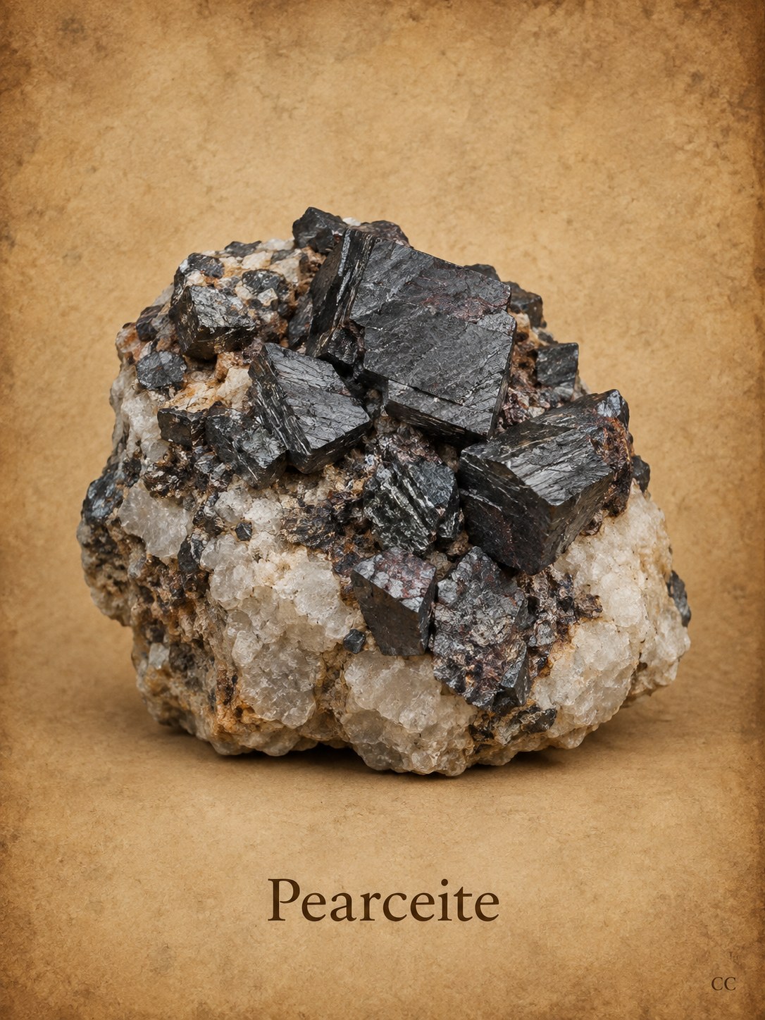 Pearceite specimen
