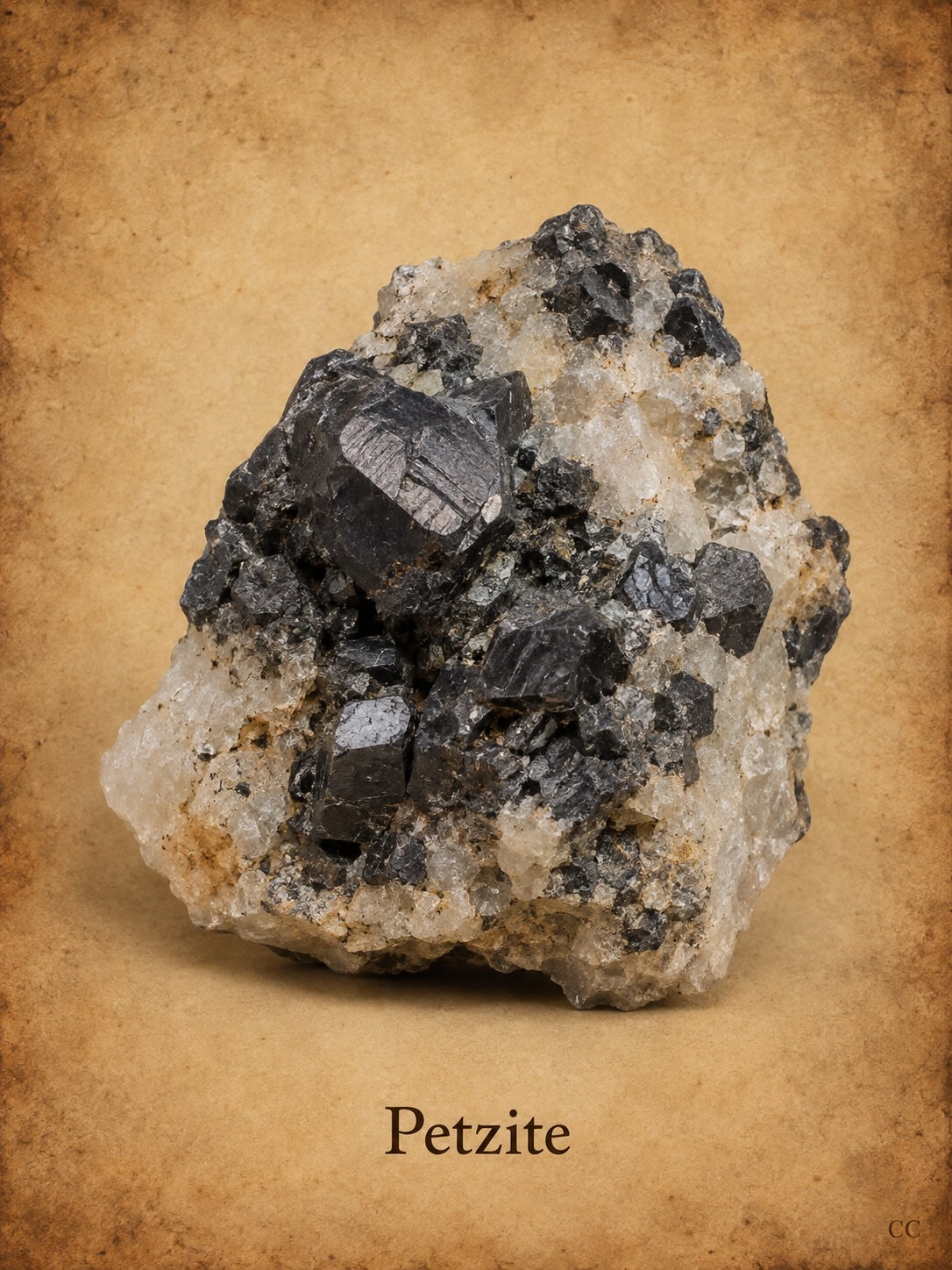 Petzite specimen