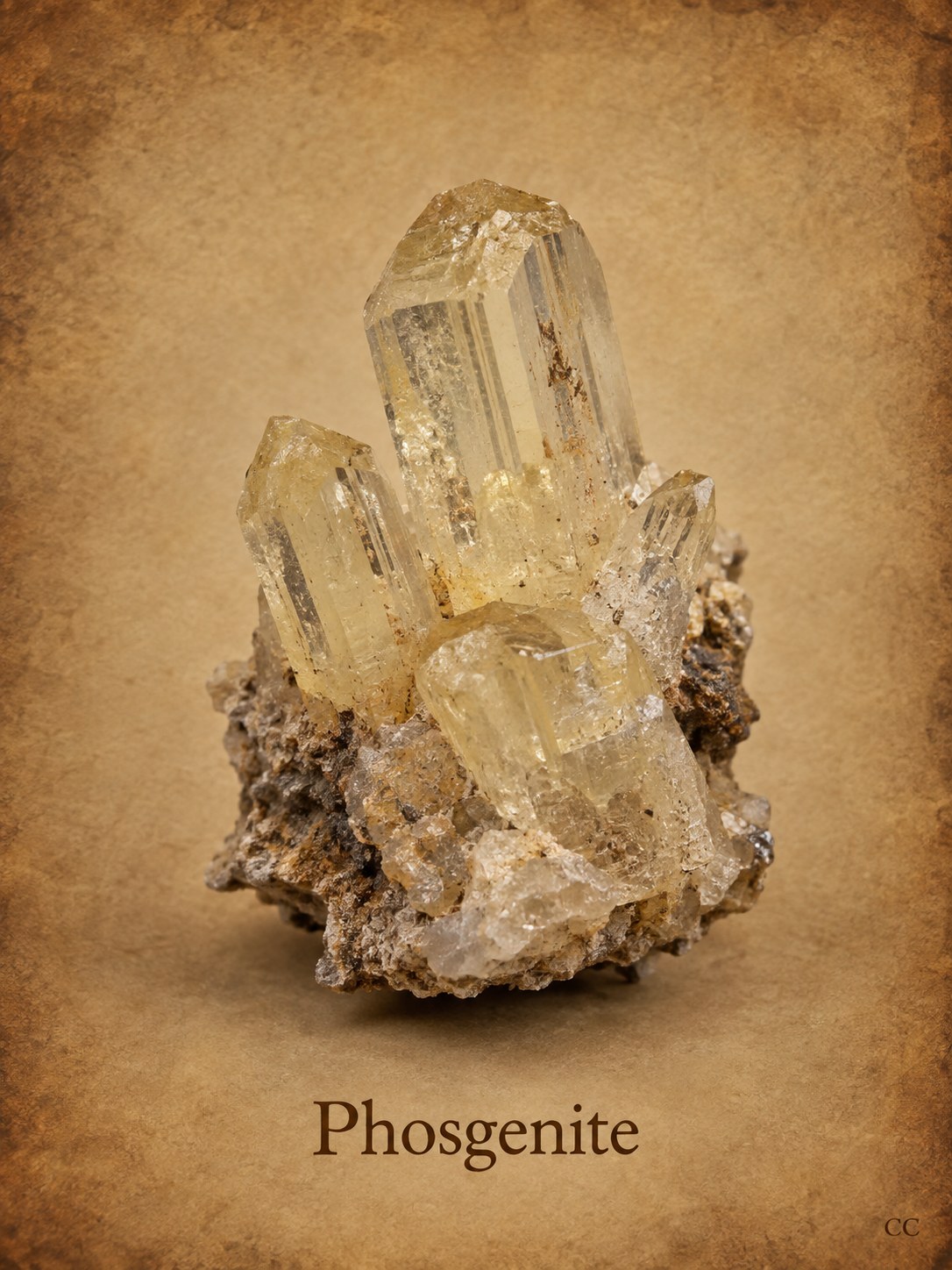 Phosgenite specimen