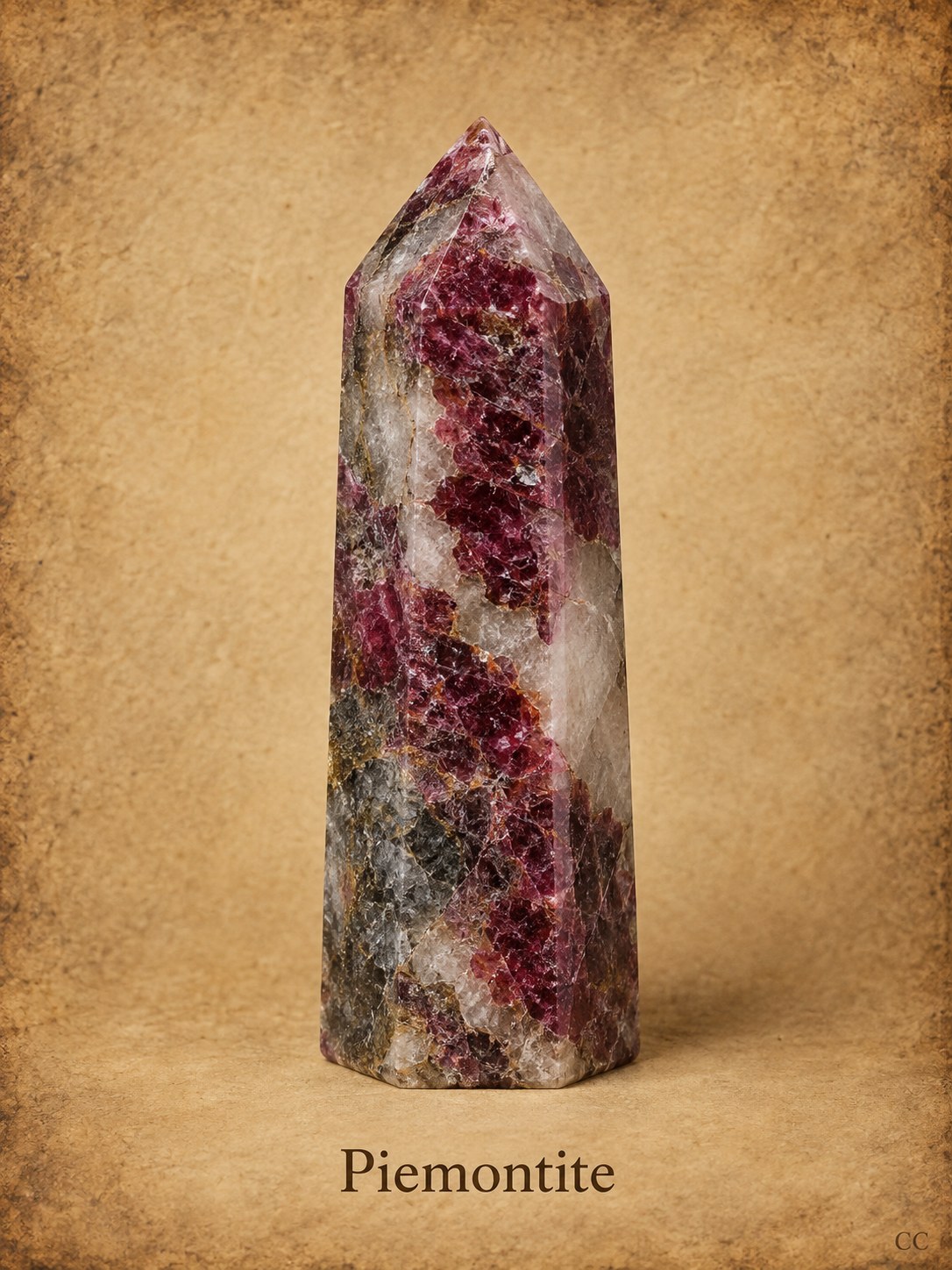 Piemontite specimen