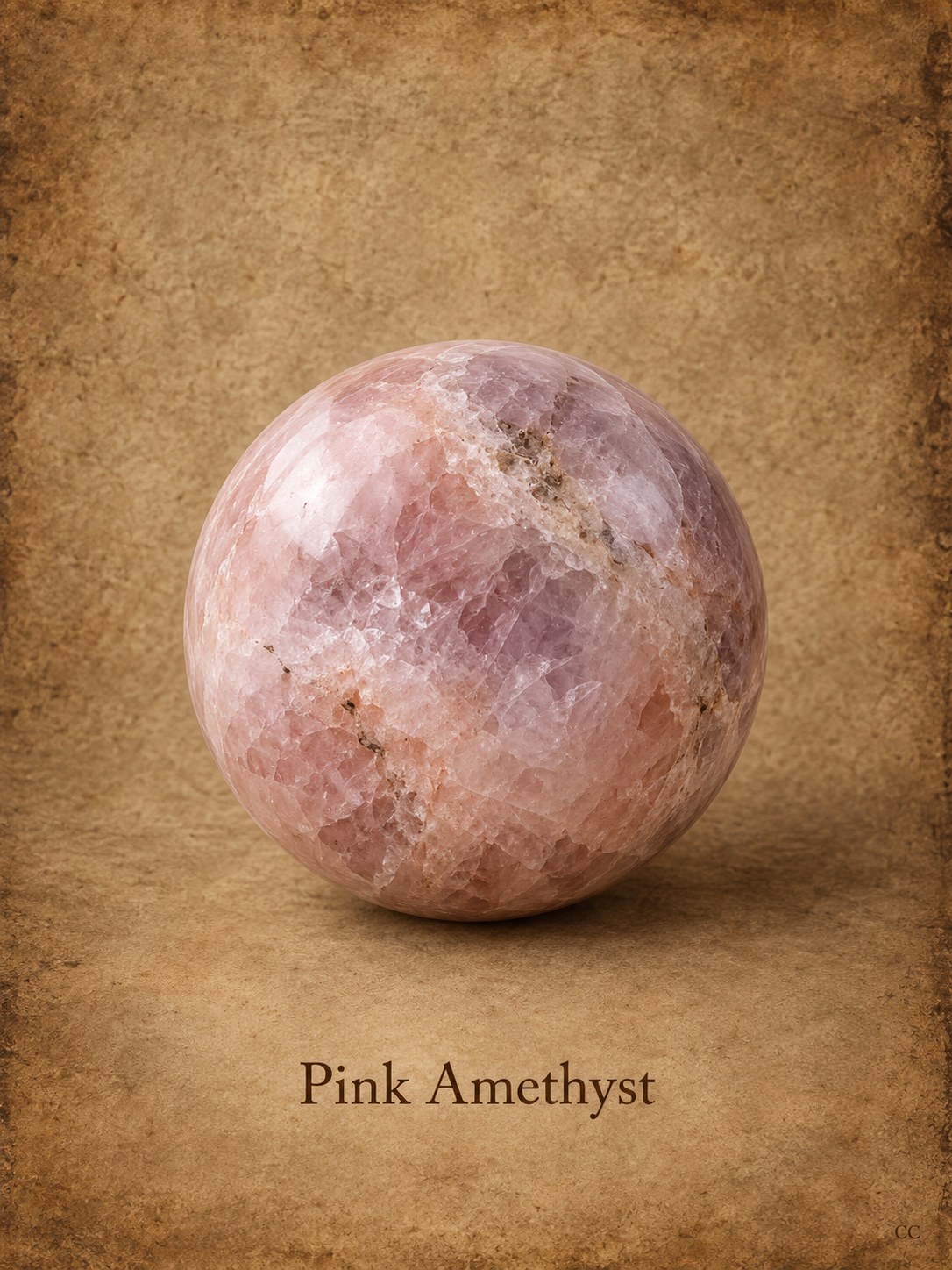 Pink Amethyst specimen