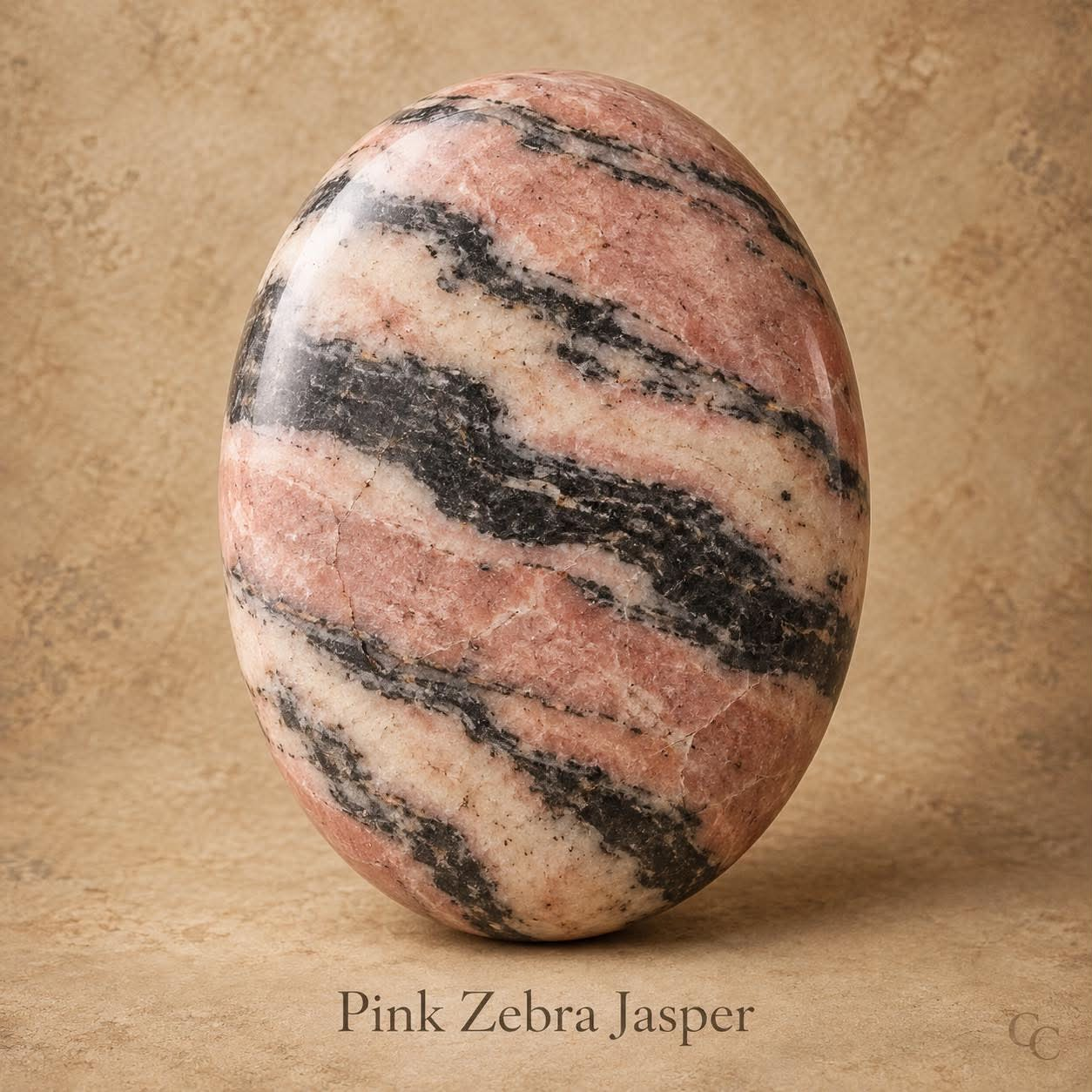 Pink Zebra Jasper specimen