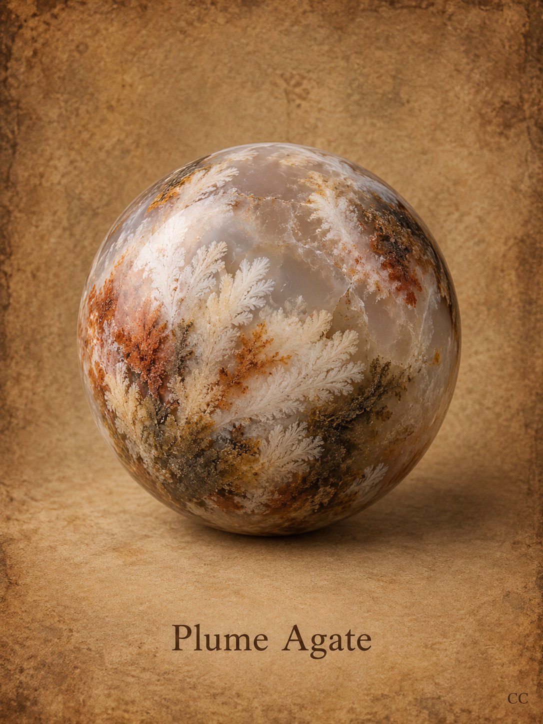Plume Agate specimen
