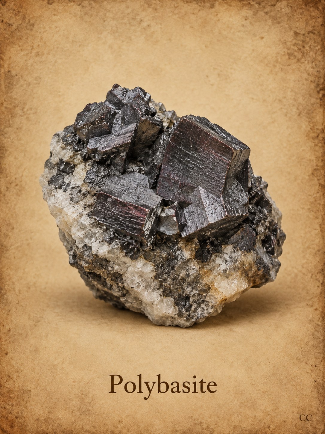 Polybasite specimen