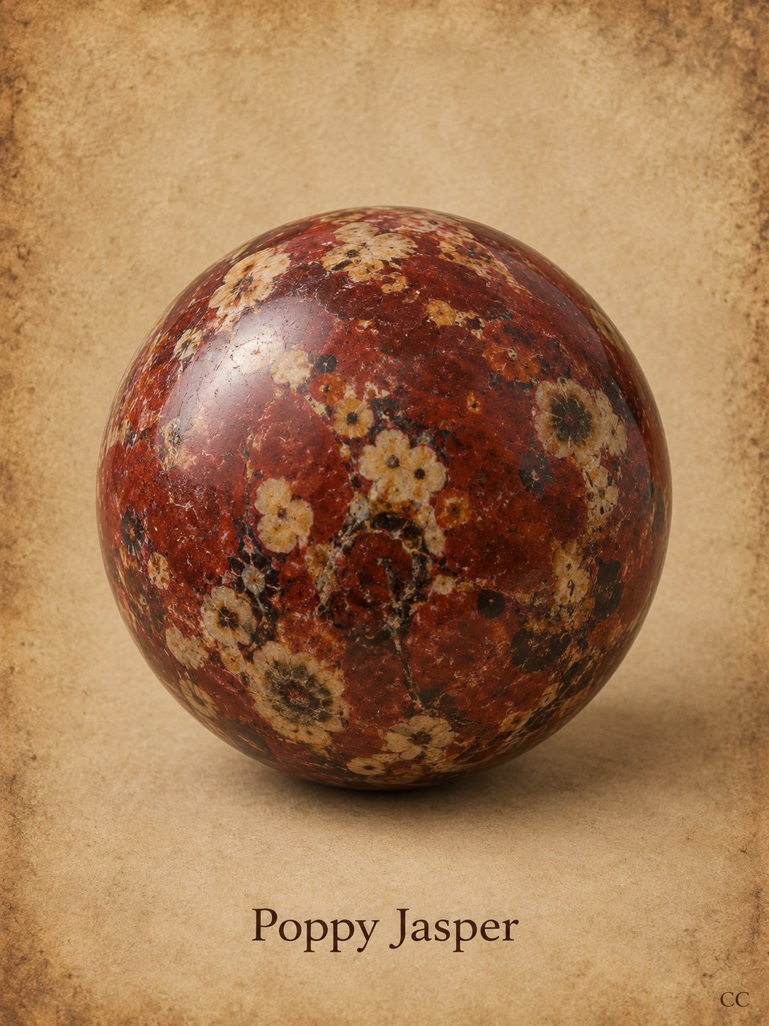 Poppy Jasper specimen