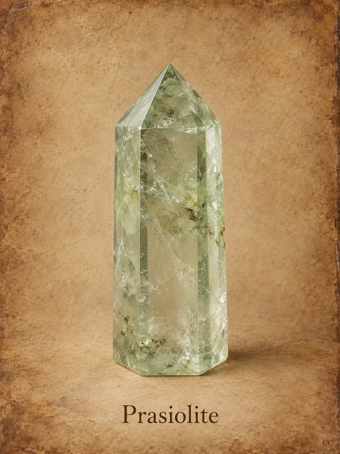 Prasiolite specimen