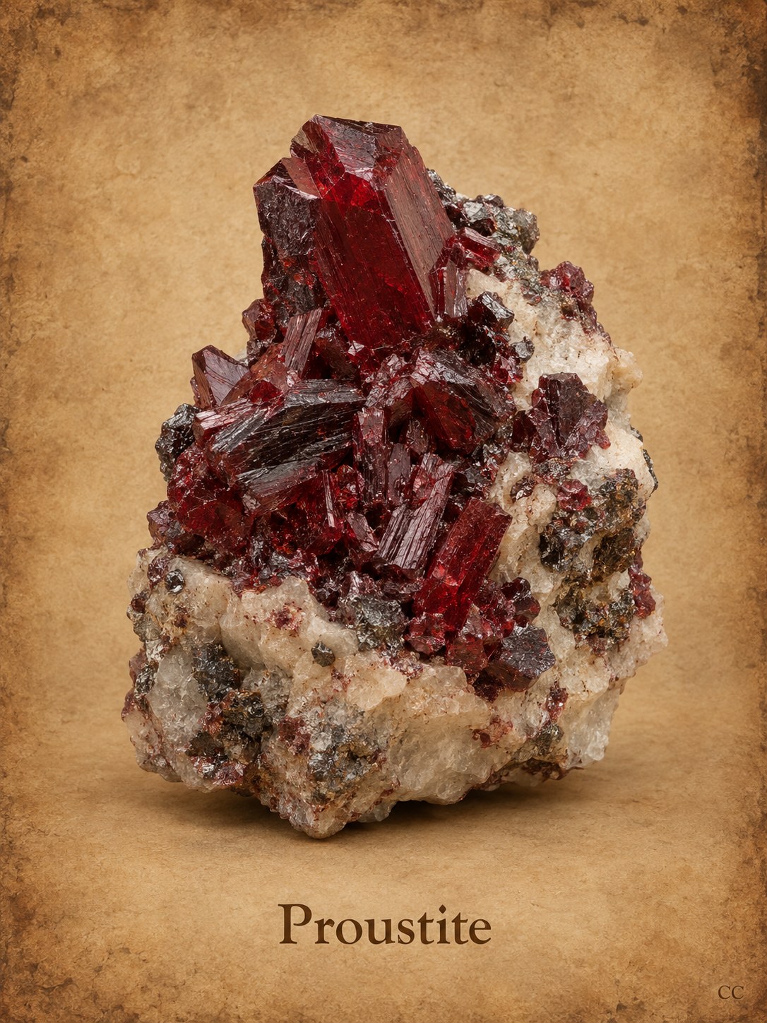 Proustite specimen