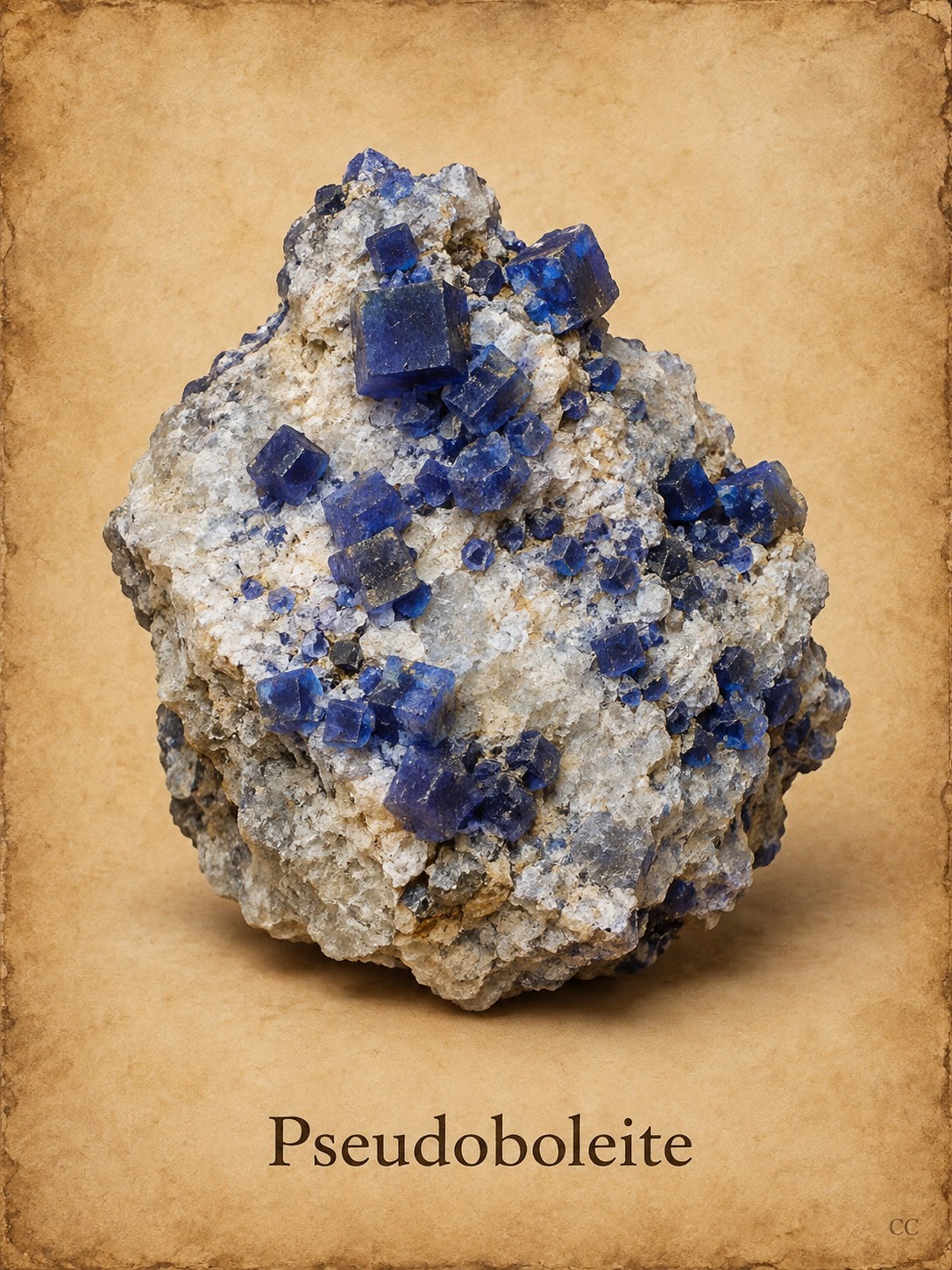 Pseudoboleite specimen