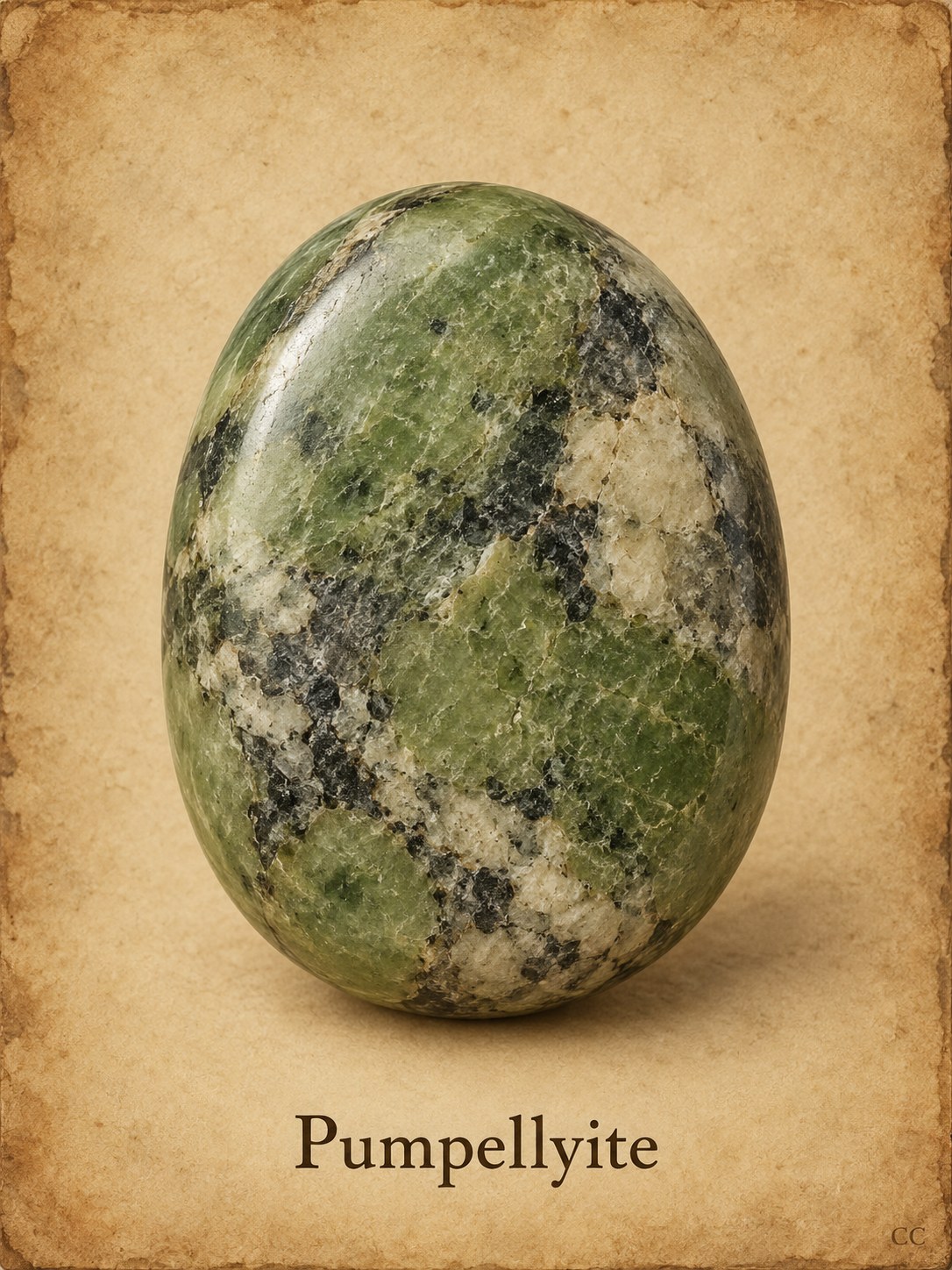 Pumpellyite specimen