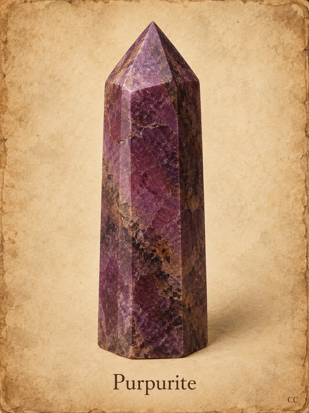 Purpurite specimen