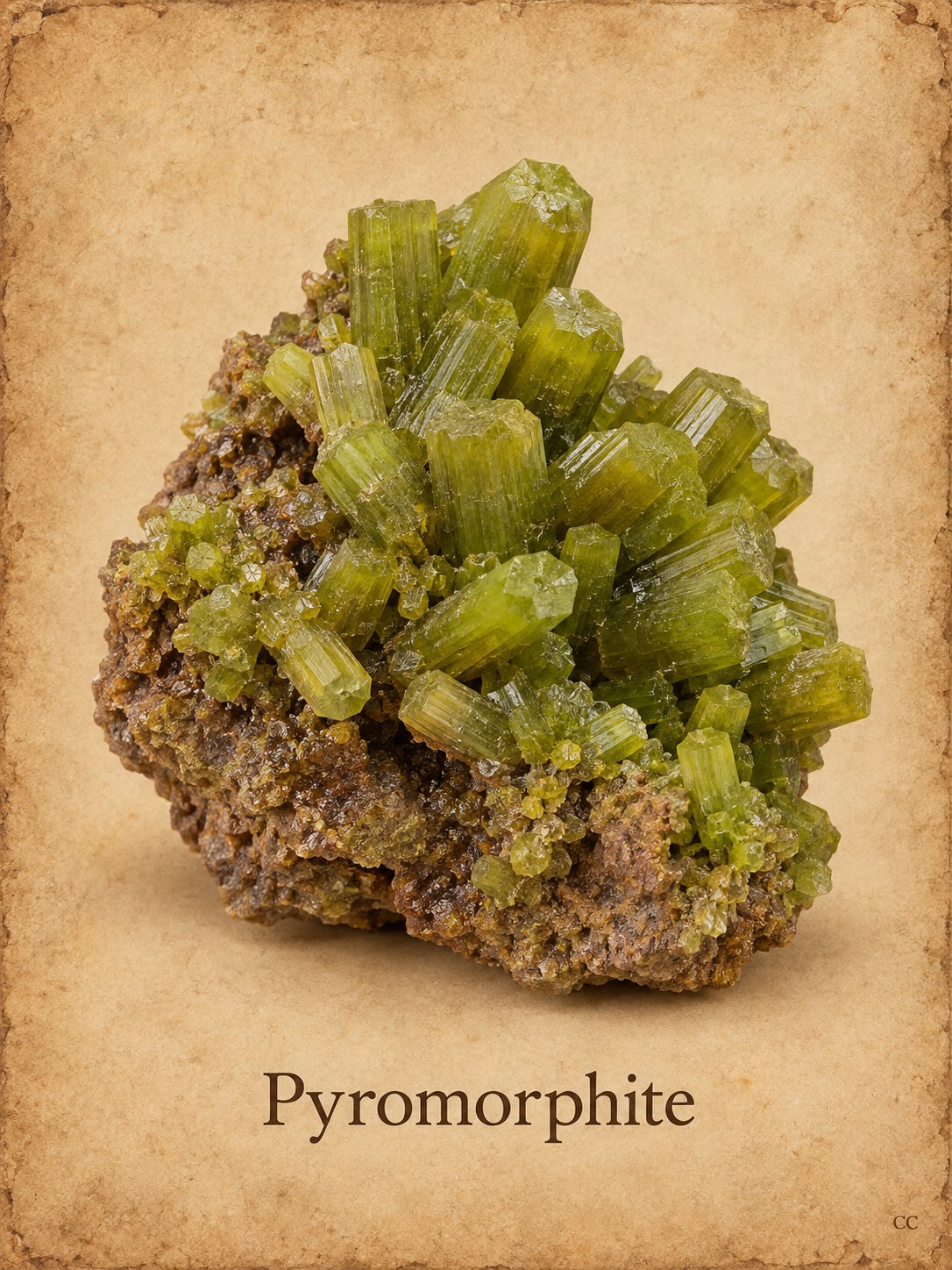 Pyromorphite specimen