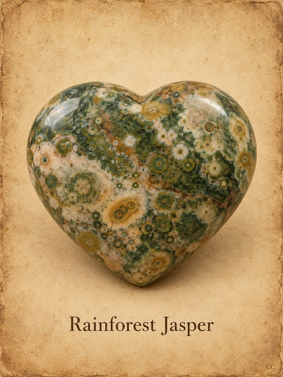 Rainforest Jasper specimen