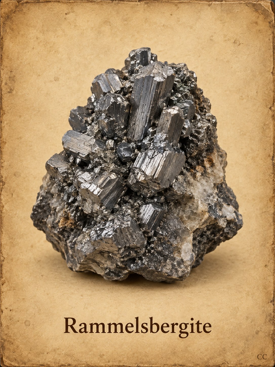 Rammelsbergite specimen