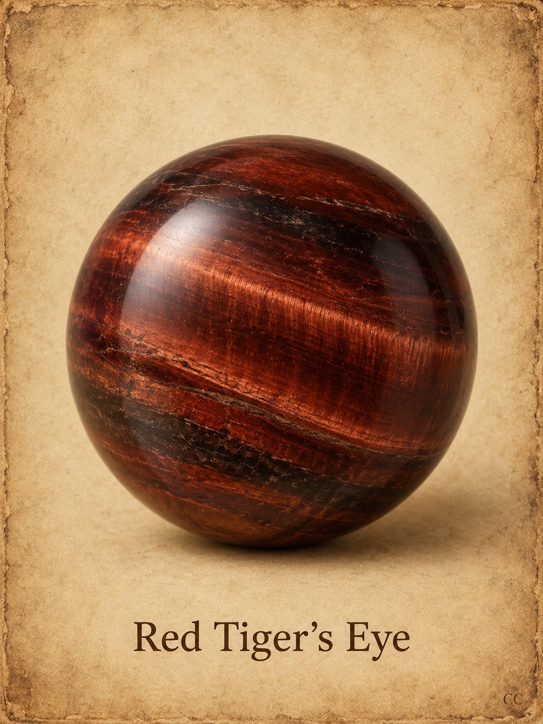 Red Tiger's Eye specimen