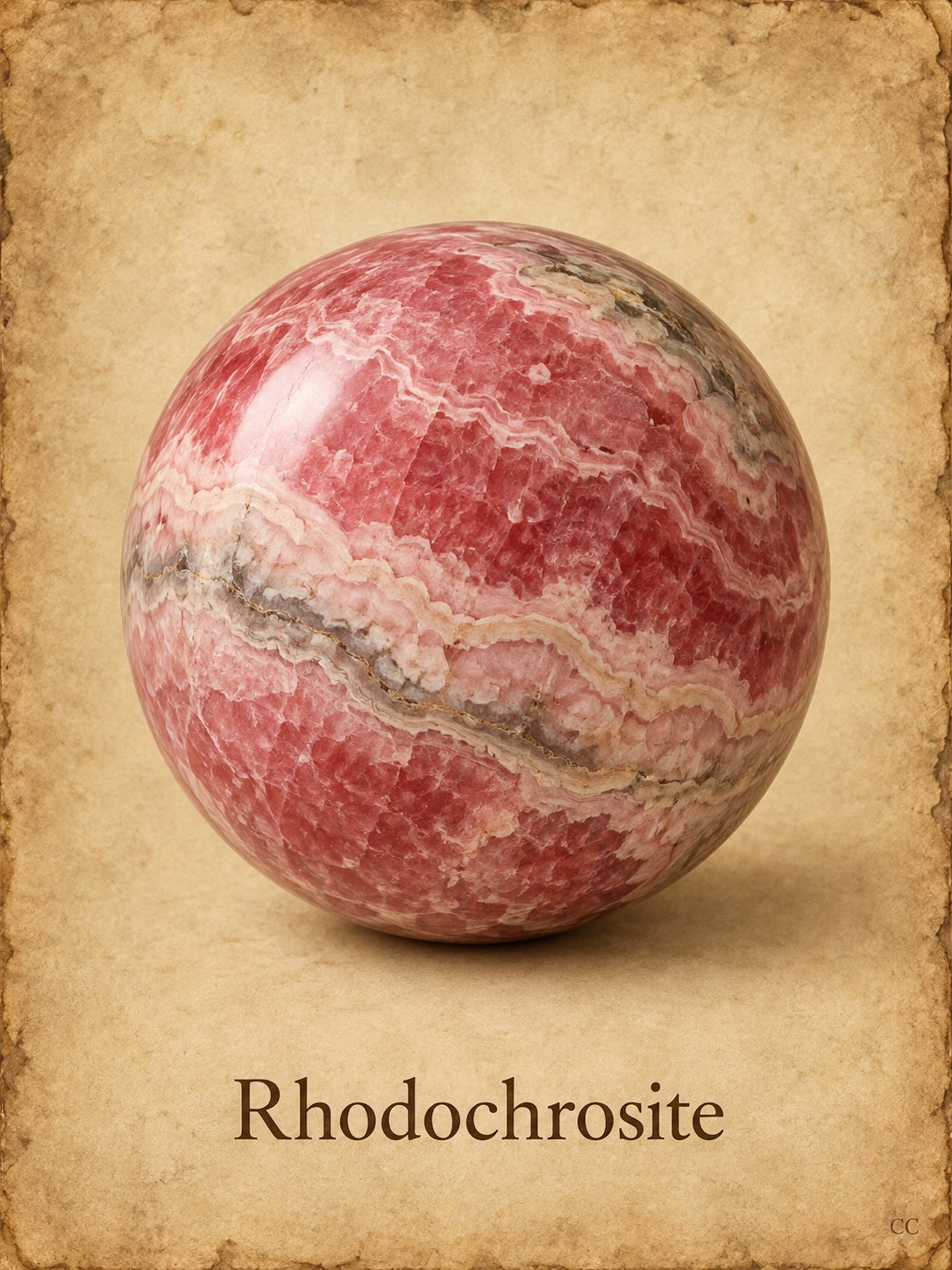 Rhodochrosite specimen