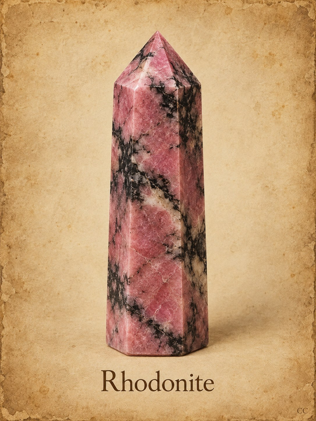 Rhodonite specimen