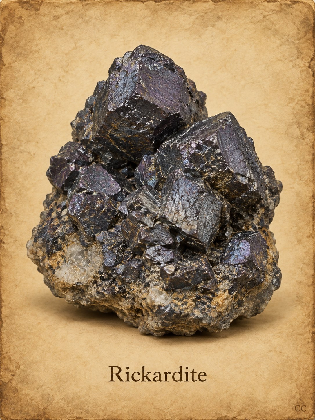 Rickardite specimen