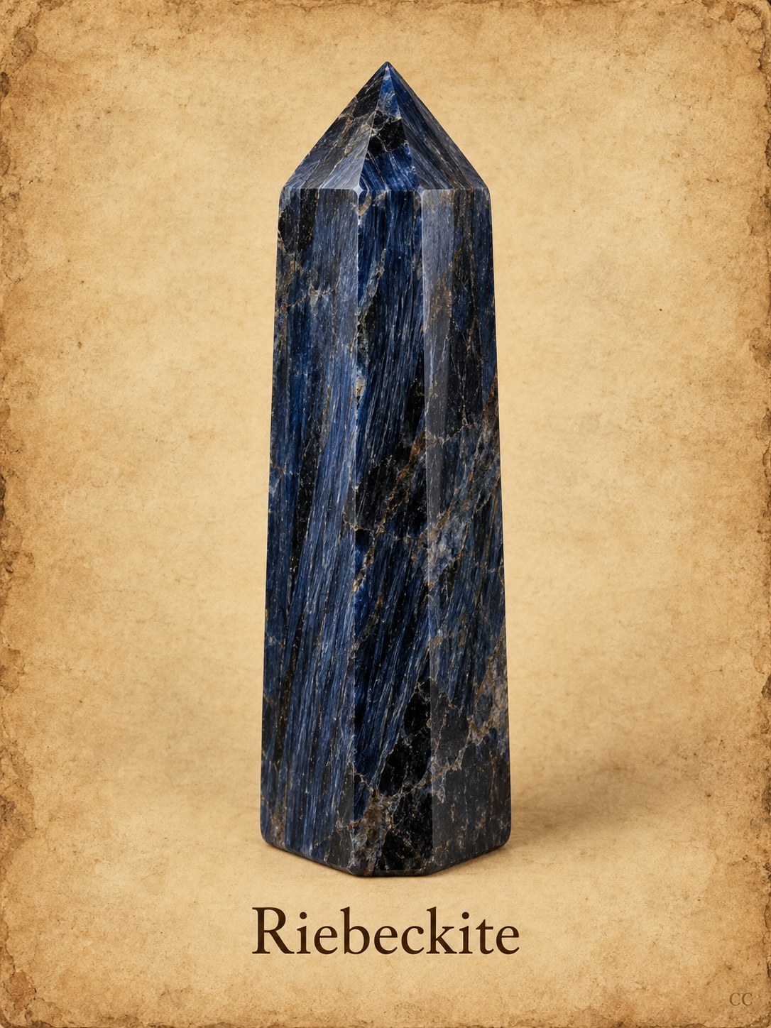 Riebeckite specimen