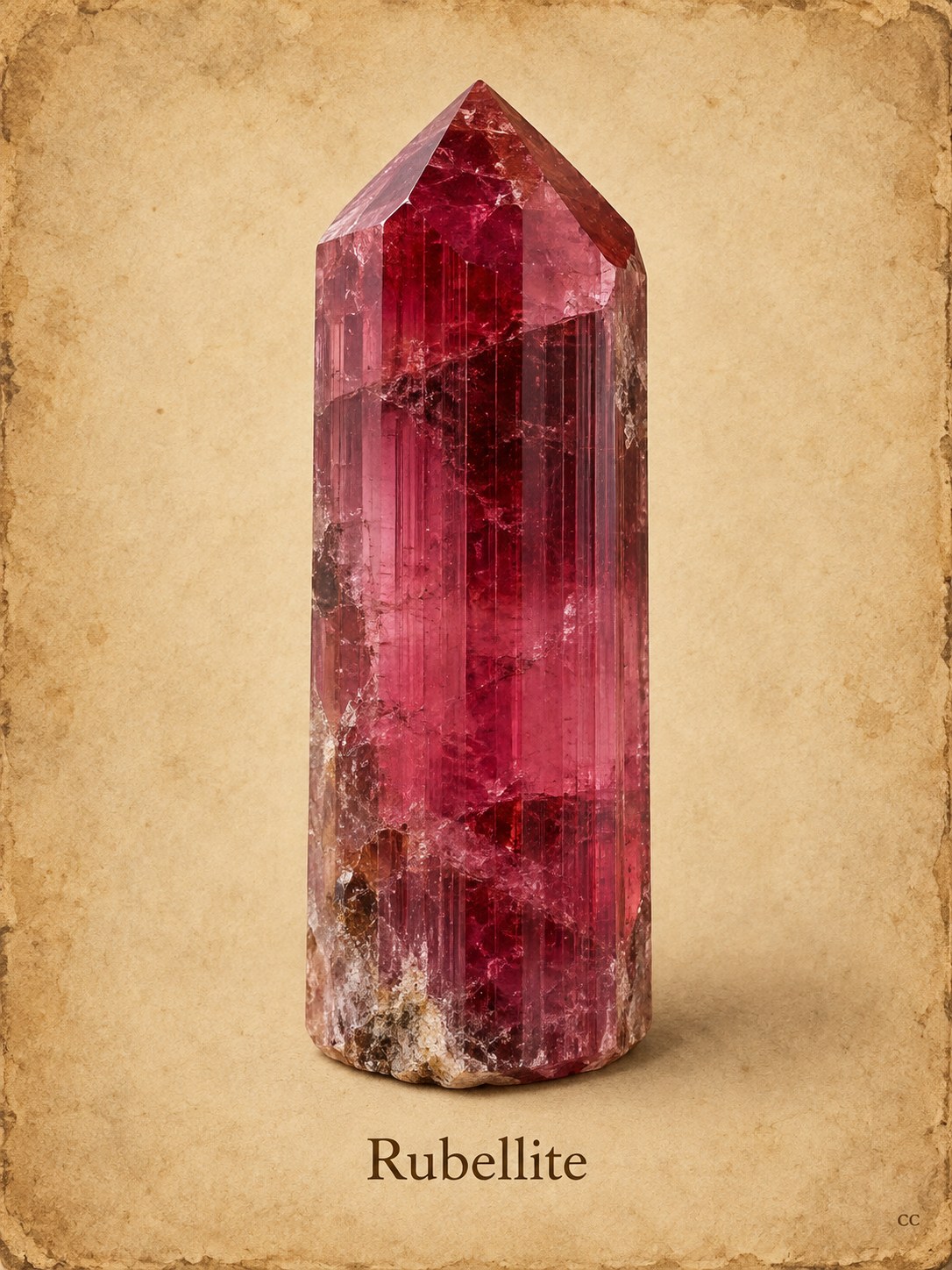 Rubellite specimen