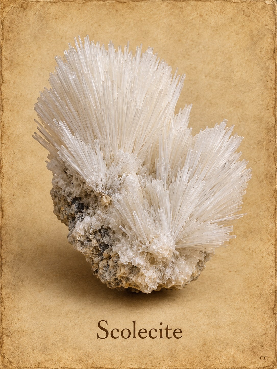 Scolecite specimen